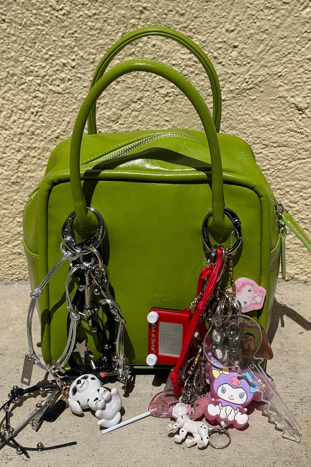 5/13 예약배송 미니 박스 백 mini box bag (lime)