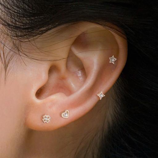 925실버 꼬마도트 은피어싱 4종 70051