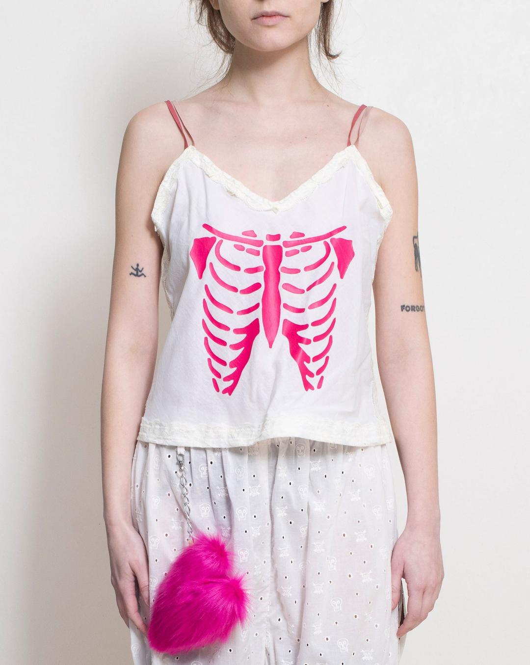 Heather Brennan Evans Rib Cami in White