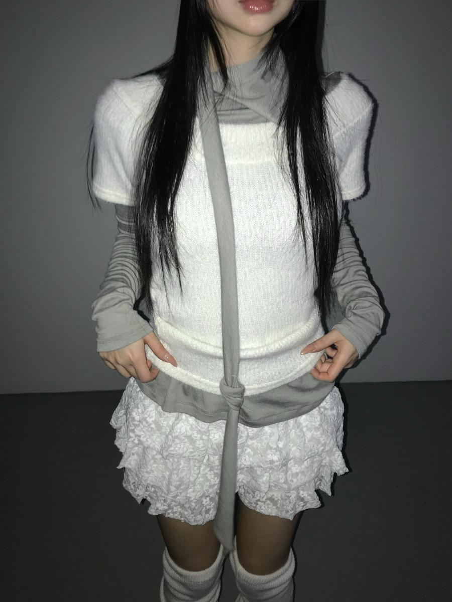 scarf pola long t-shirts(3 color)