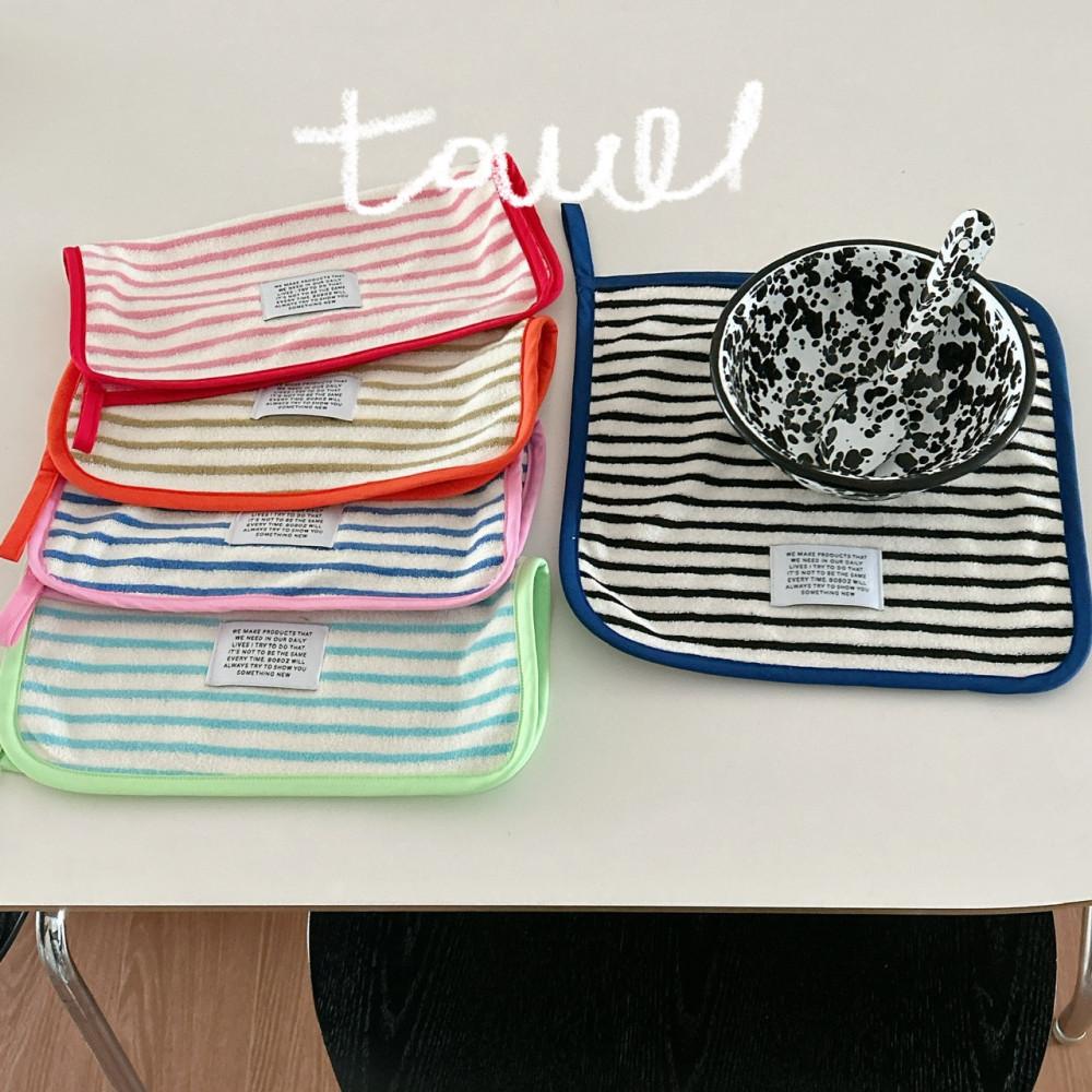 테리 스트라이프 타올