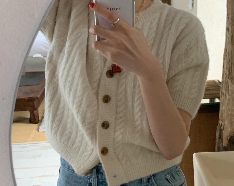 [minuet] Benny cardigan (크림)