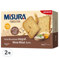 미주라 토스트비스켓, 320g, 2개