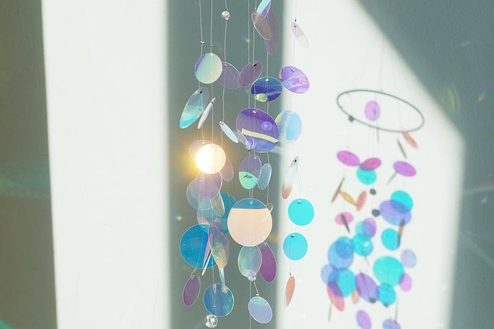 홀로그램 모빌 썬캐쳐 만들기 DIY