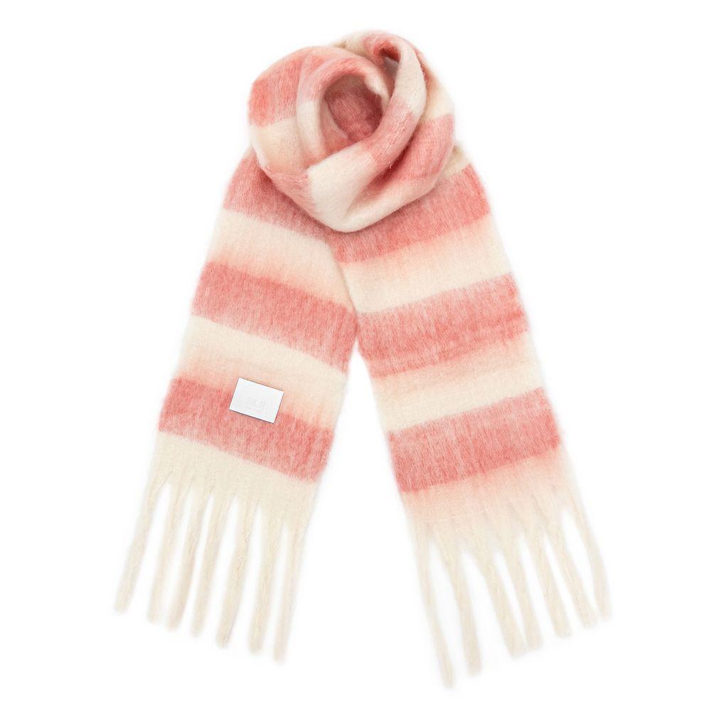 Stripe long muffler (PINK)