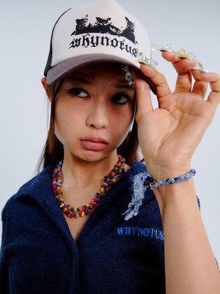 kitten paradise trucker cap - root