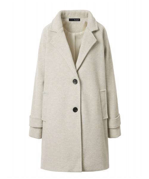 베이직 카라 데일리 버튼업 하프 코트 (XO4JH004L0)