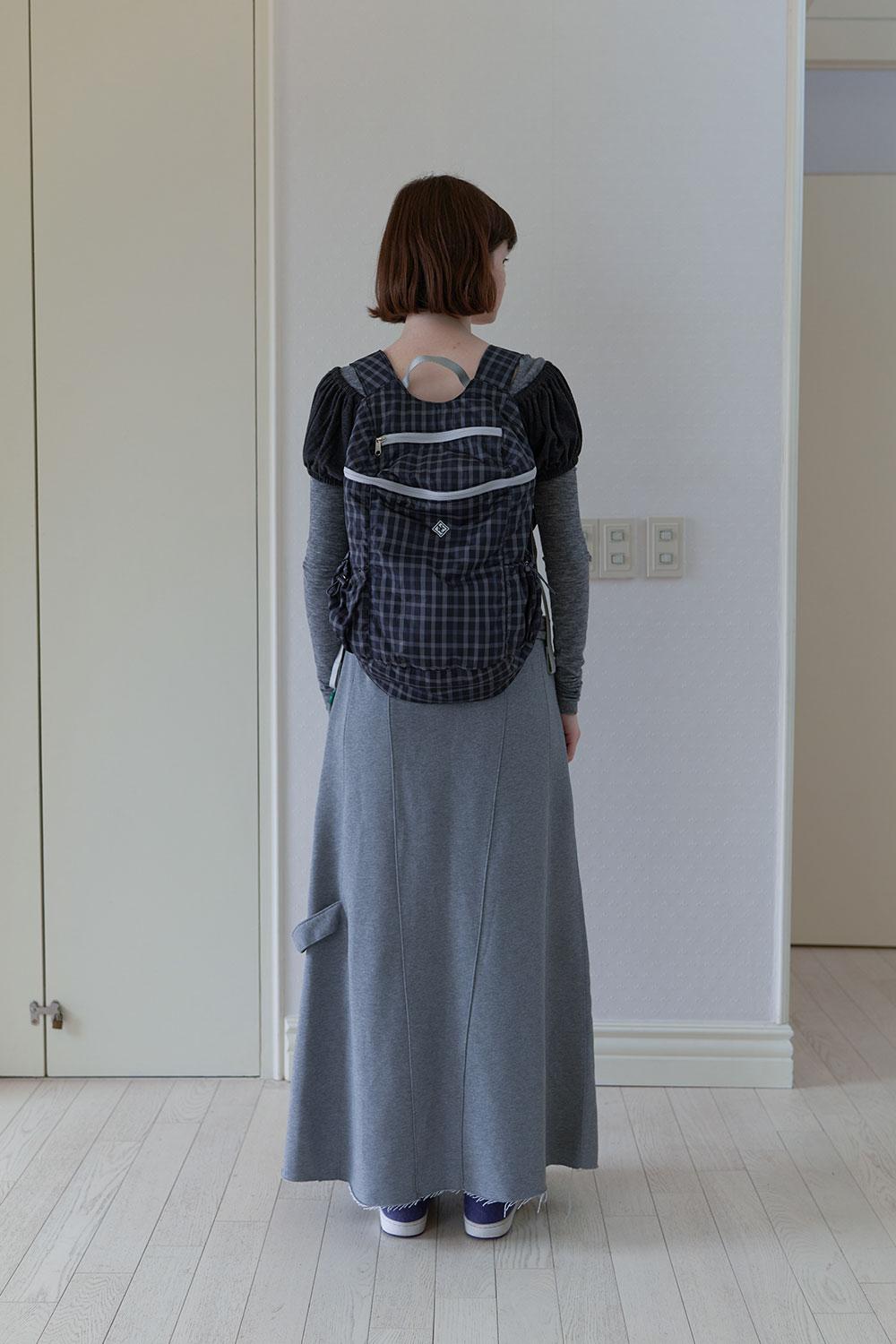 Check cylinder Backpack _ Charcoal Check