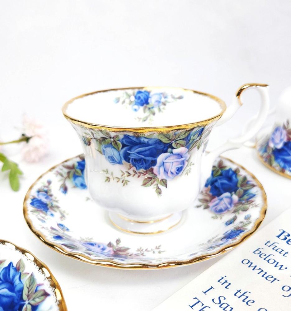 영국 로얄알버트 문라이트 로즈 찻잔 빈티지 로얄알버트커피잔