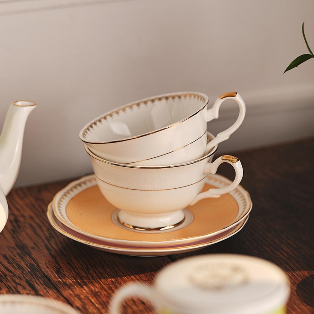 로얄스위트오렌지 커피잔 세트 2(4)p (2인조)