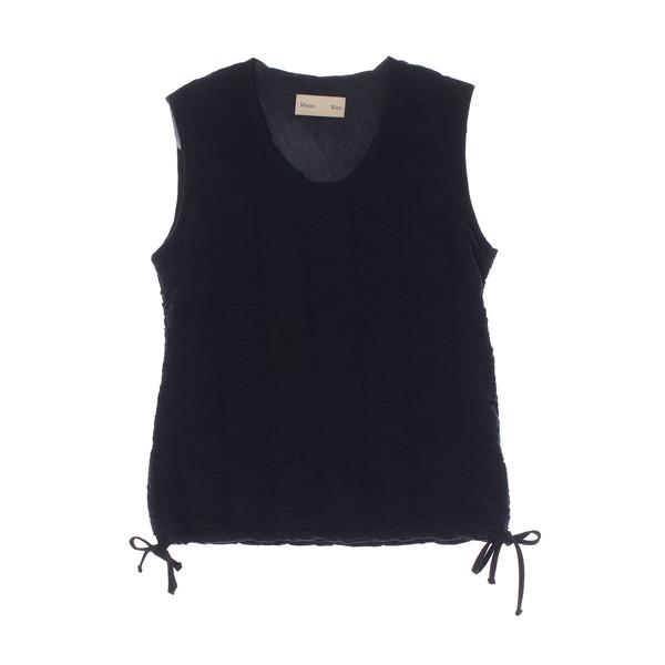 마뗑킴 (L)블랙 셔링 베스트