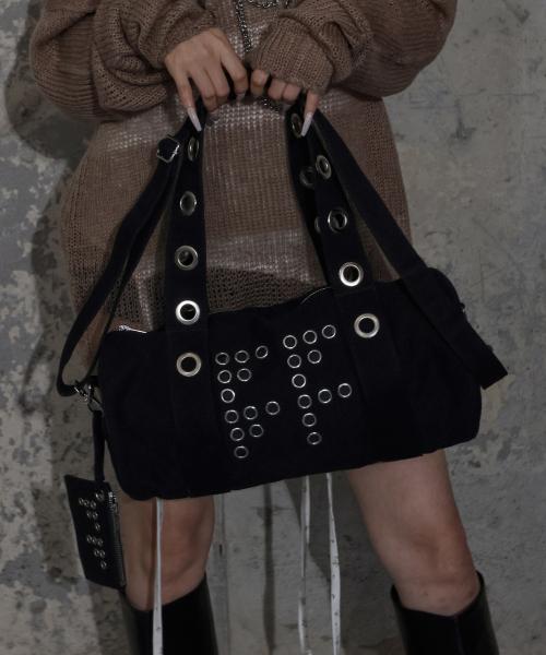 FFFF 아일렛 더플 백 (BLACK) F25ZE030