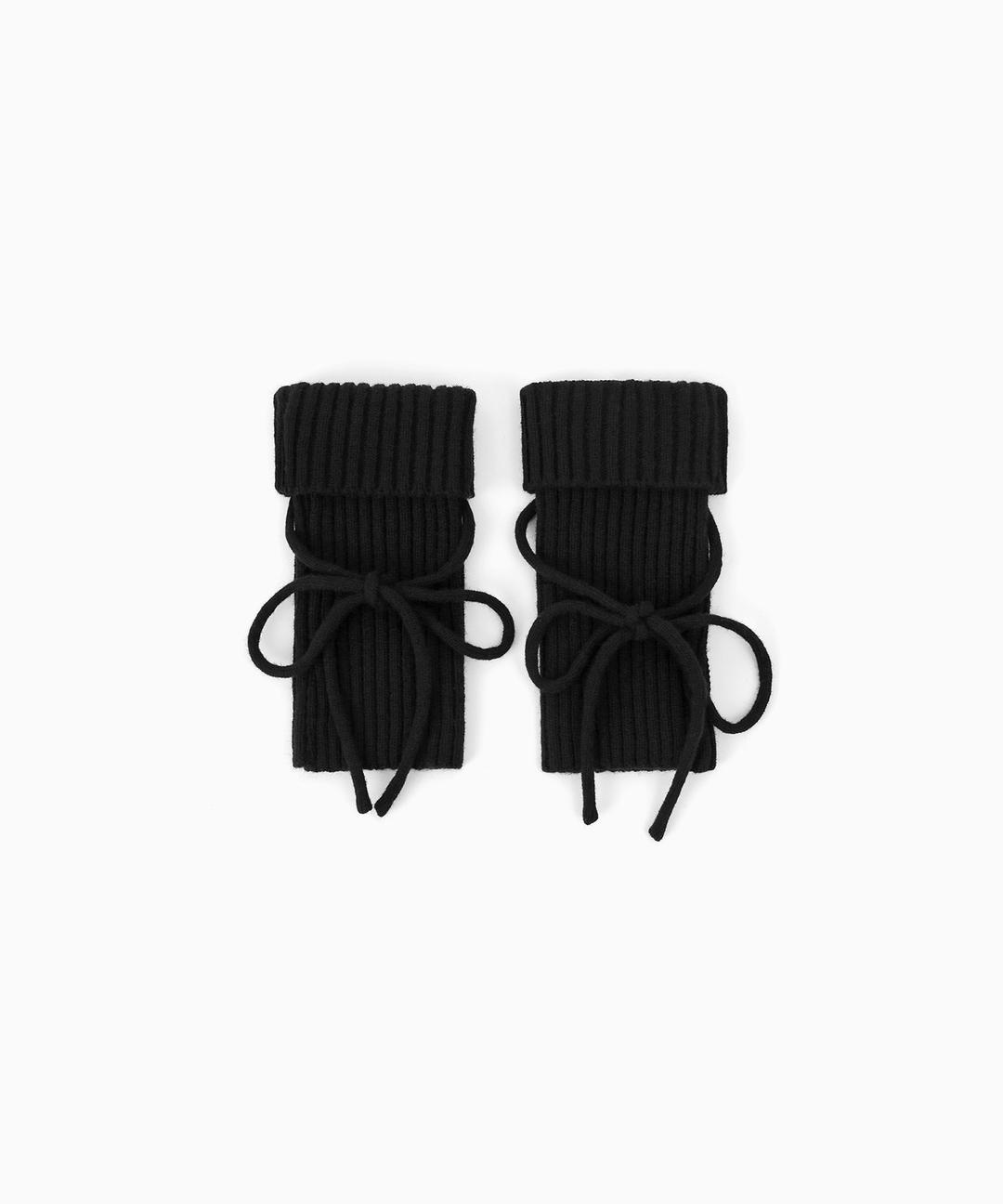 RIBBON WARMER / LAMBS WOOL / BK