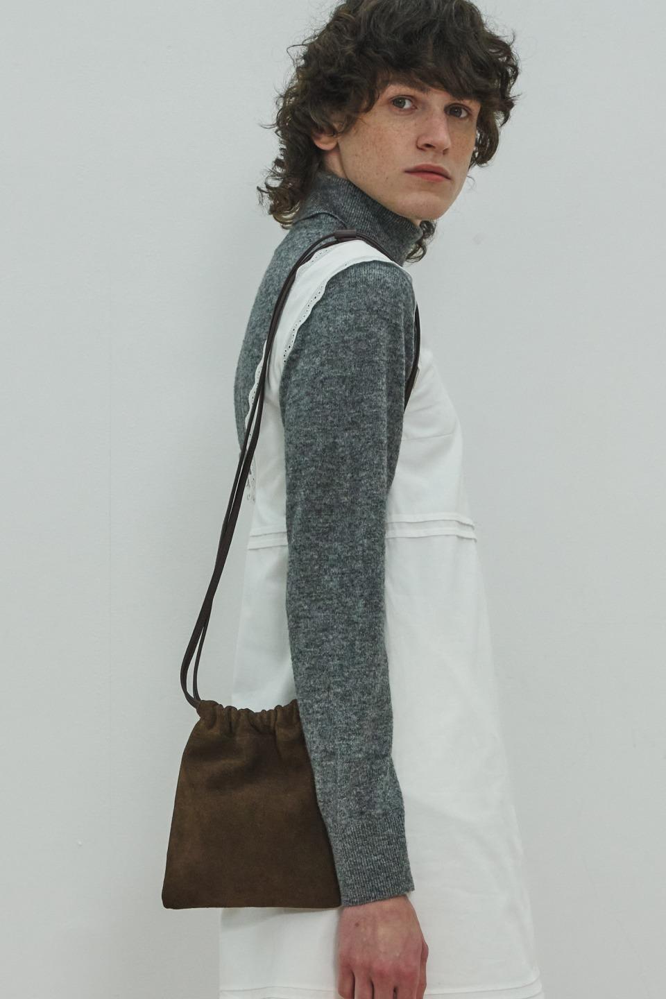 Suede Lucky Bag / Brown