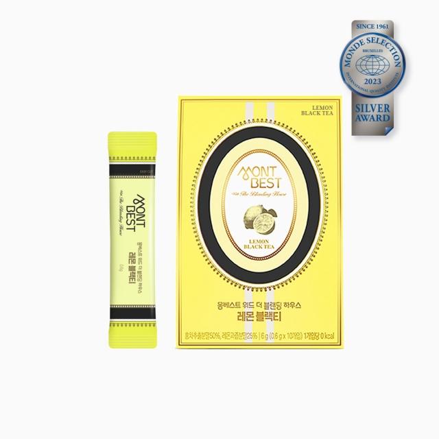 [몽베스트] 블랜딩 티 레몬 블랙티 (10스틱)