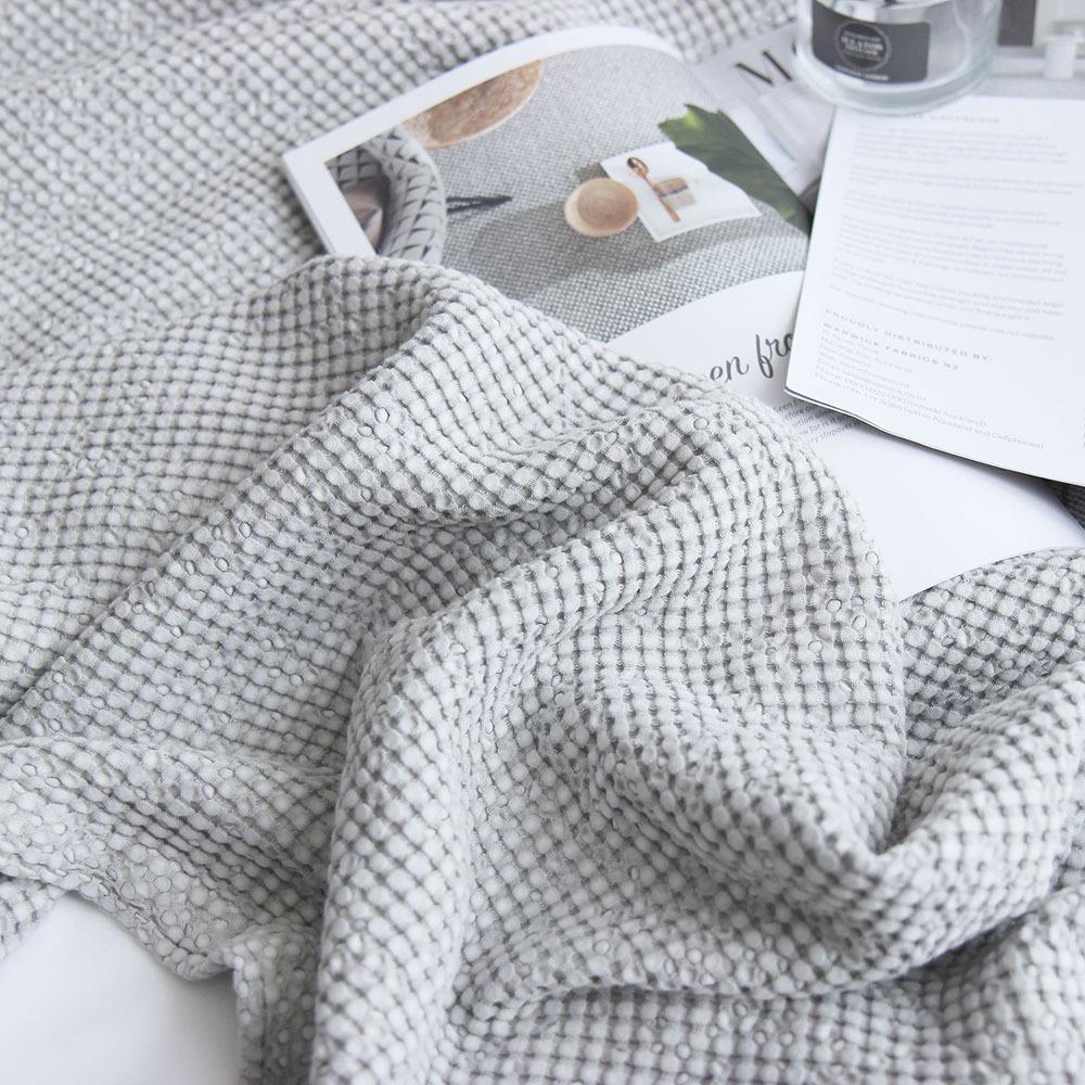[단독수입] 매직린넨 와플 린넨 면 블랭킷 - 6color