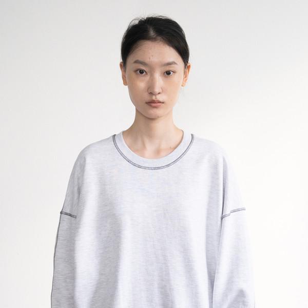Stitch Line Sweatshirt (Ivory)
