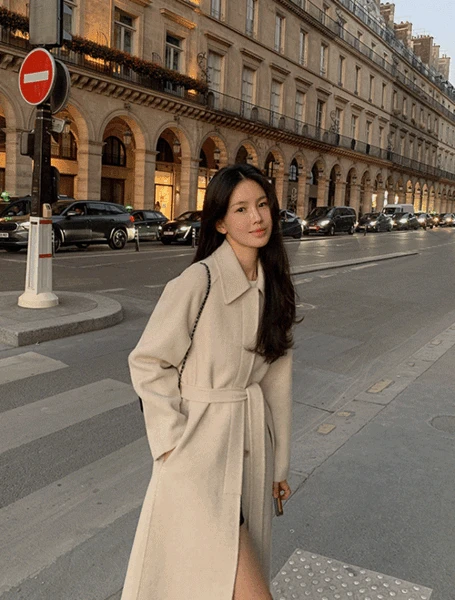 포에트 르플레어 핸드메이드 롱 코트