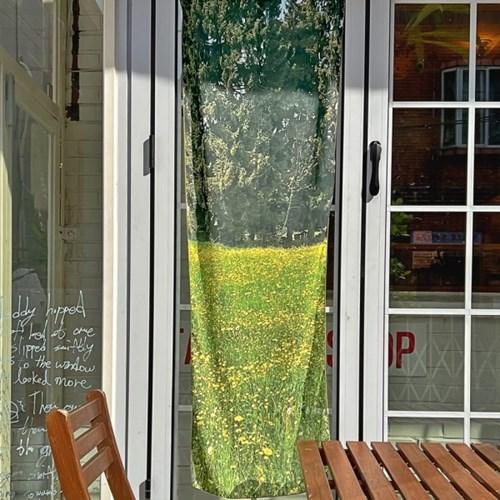 유럽 시리즈 #1-16 유채꽃밭 45x135 - 패브릭포스터