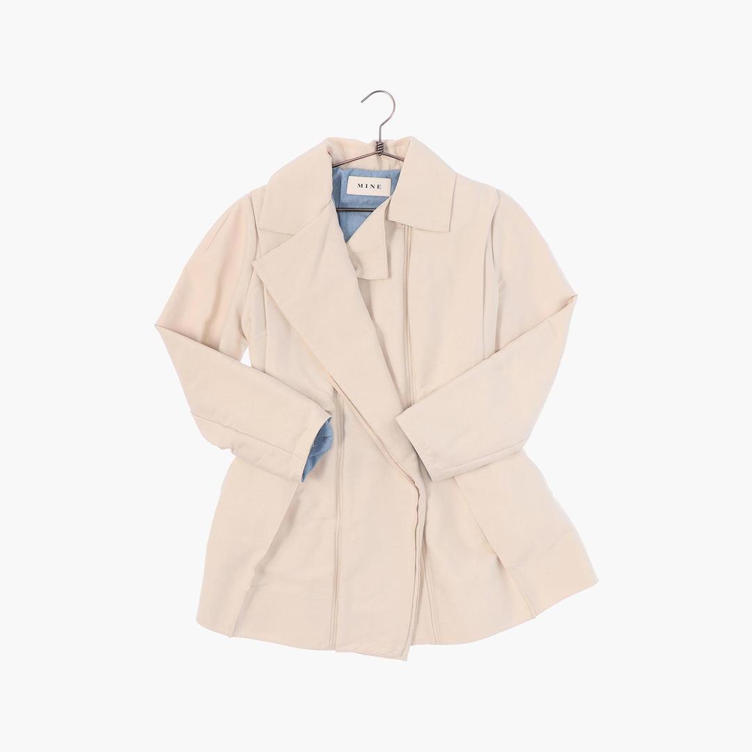 마인 나일론 트렌치 코트 여자 M