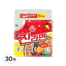 오뚜기 진라면 매운맛 120g, 30개