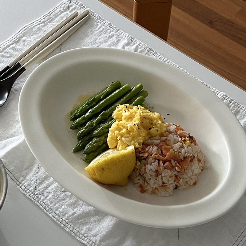 [아이보리매직 L I M] 오발 딥 플레이트(oval deep plate)