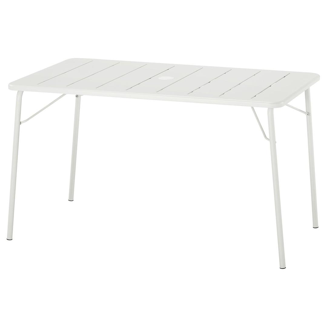 TORPARÖ 토르파뢰 야외테이블 - 화이트/접이식 130x74 cm
