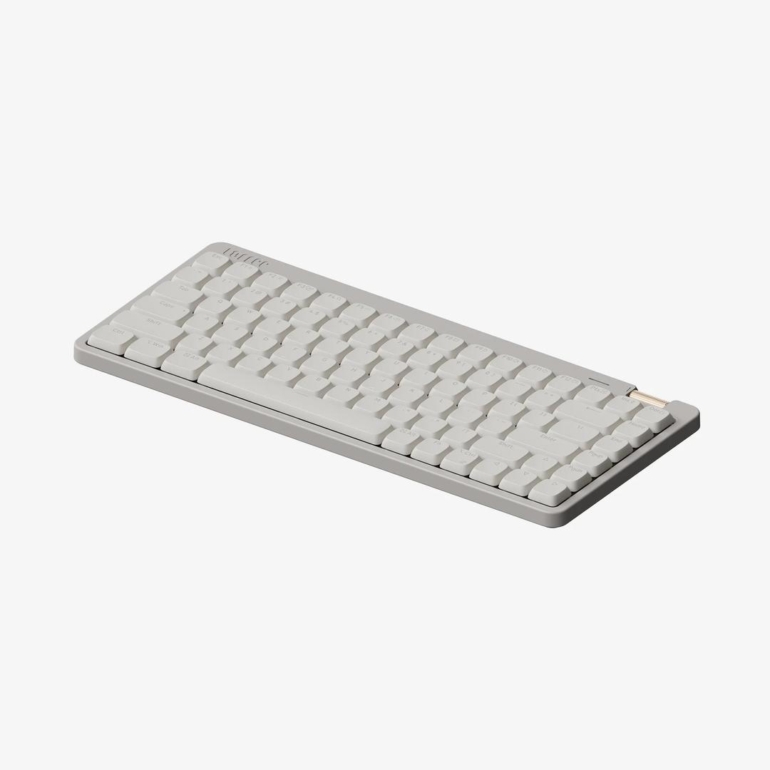 Flow Lite84 Low-profile Mechanical Keyboard - Marble with Specter Switches