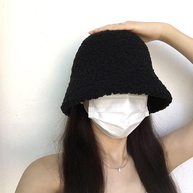 [핏존예] 귀욤 뽀글이 양털 비니 벙거지 빅사이즈 방한 대두커버 얼굴소멸 연예인핏 데일리 겨울 신상 사계절 쌍수 성형수술 버킷햇 모자