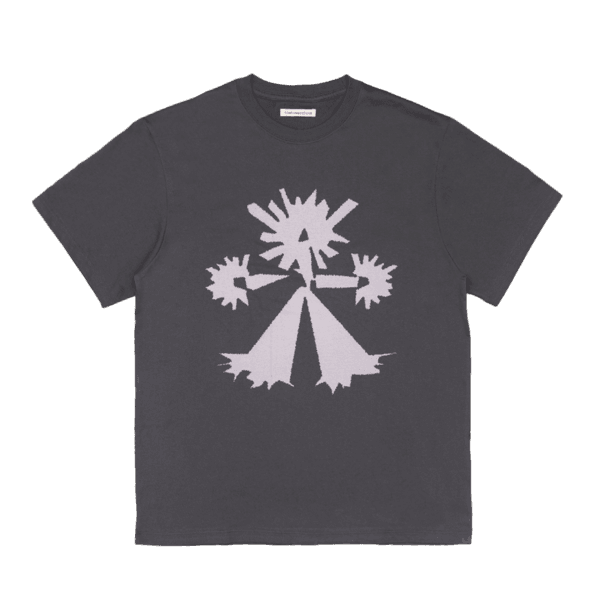 루트 포커스 반팔 티셔츠 차콜