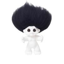 굿럭트롤 클래식 화이트-블랙헤어 9cm