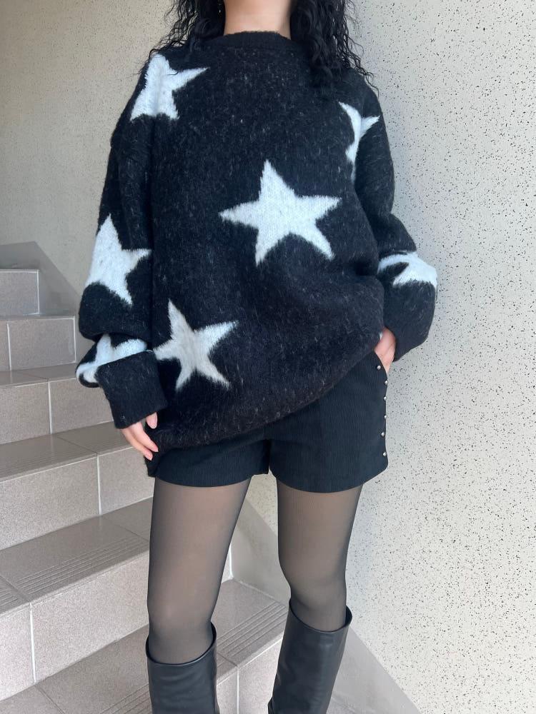 스타 브러쉬 니트(2color)