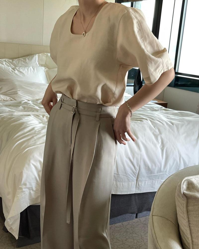 브론즈 피넛 블라우스 (4color)