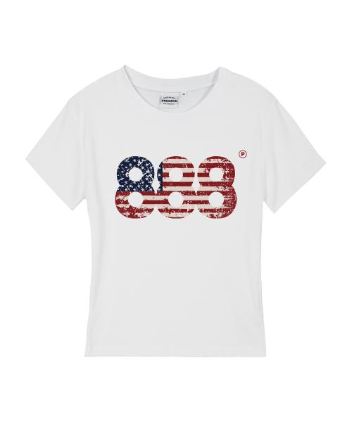 USA NUMBER.888 여성 슬림핏 반팔티셔츠 5 COLORS