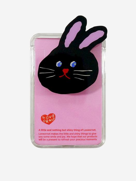 [맥세이프 카드톡]Black Rabbit Magsafe Card-Tok
