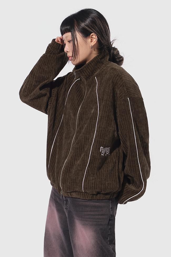 Corduroy Track Zip Up [2color]