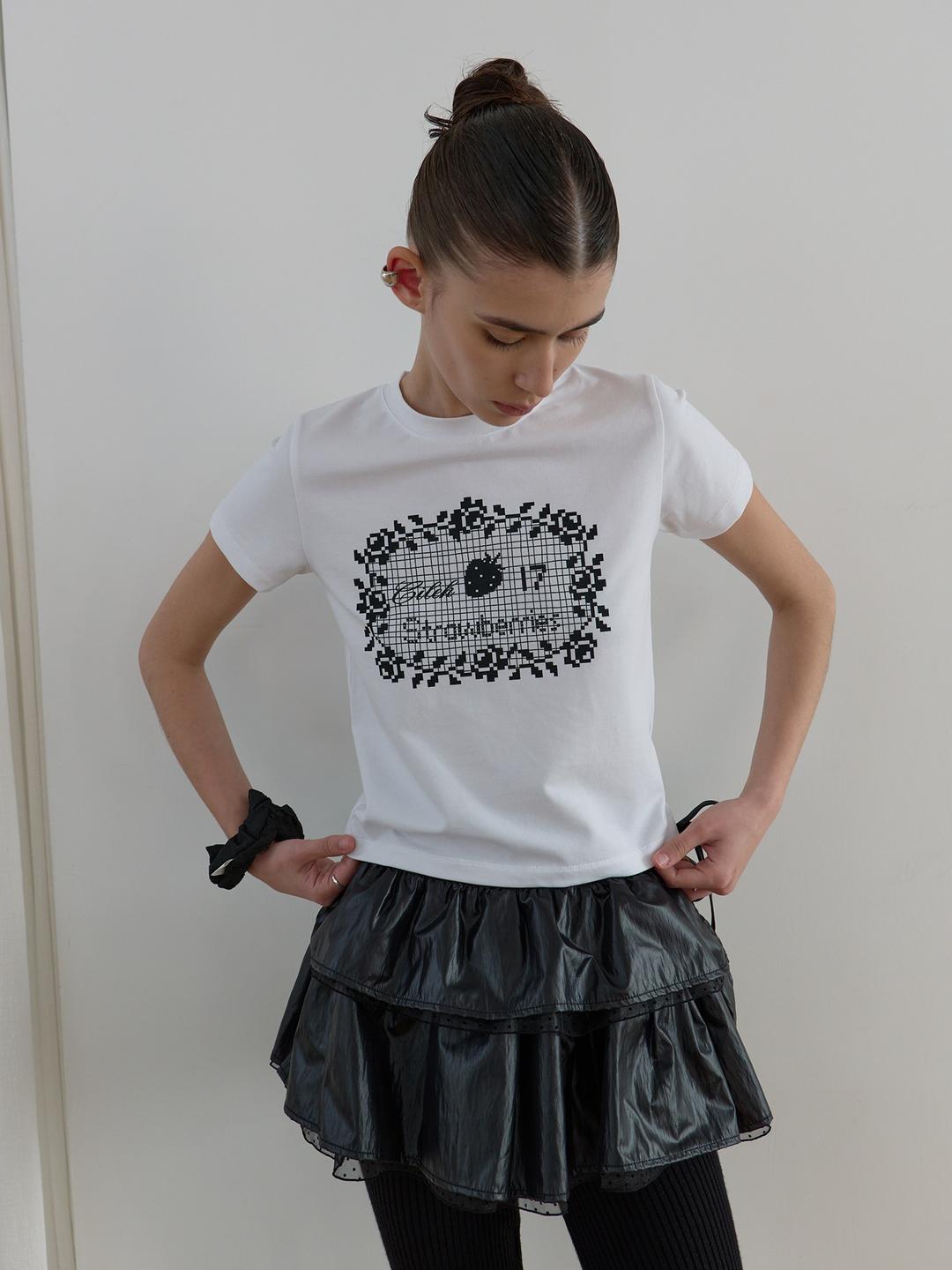 [07.31 순차출고_3차 리오더] CROCHET GRAPHIC T-SHIRT_WHITE