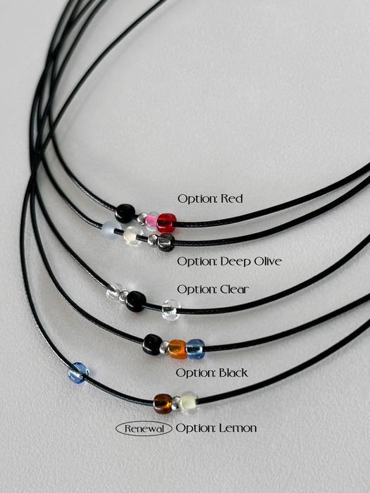 Leather Choker.(5color)