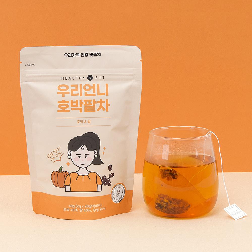 우리꽃연구소 헬시앤핏 우리언니 호박팥차 [삼각티백20]