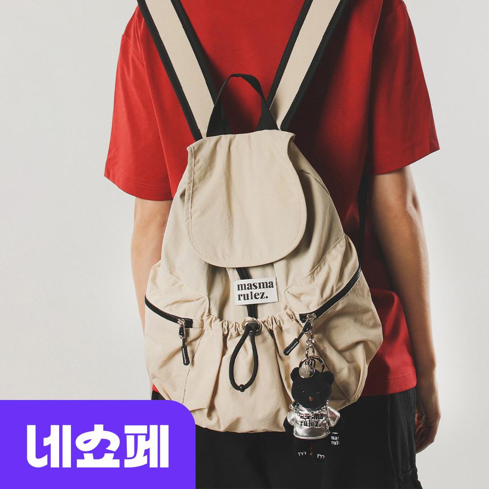 mini ver. flap backpack _ Beige