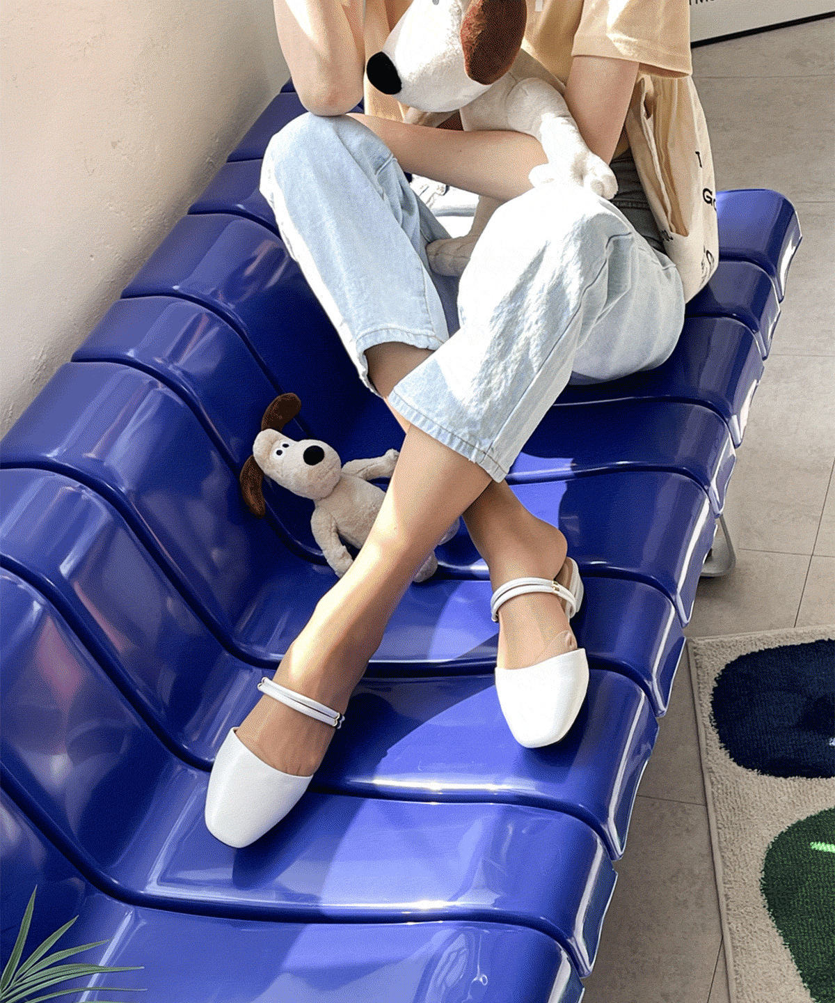 하이드 스트랩 뮬 투웨이 샌들 2cm