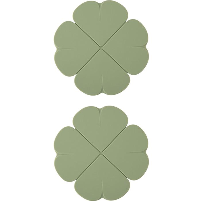 아리코 네잎클로버 실리콘 냄비받침