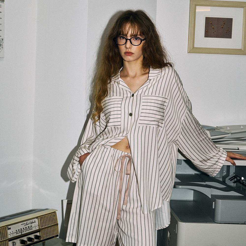 핀 긴팔 페어 바닐라 (40수)