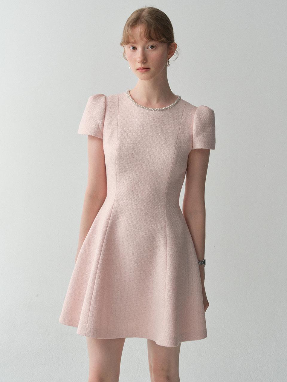 Trimming Bud Dress-Mini(5Color)