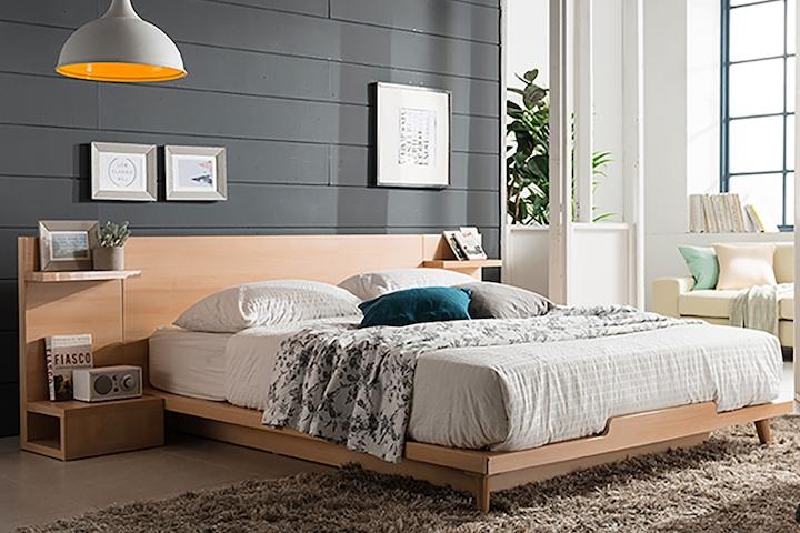 [5%쿠폰] 마네 평상형 침대 (매트리스 포함) SS~LK 4colors