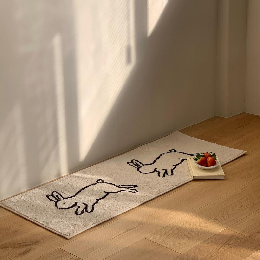[당일출고] Black bunny mat