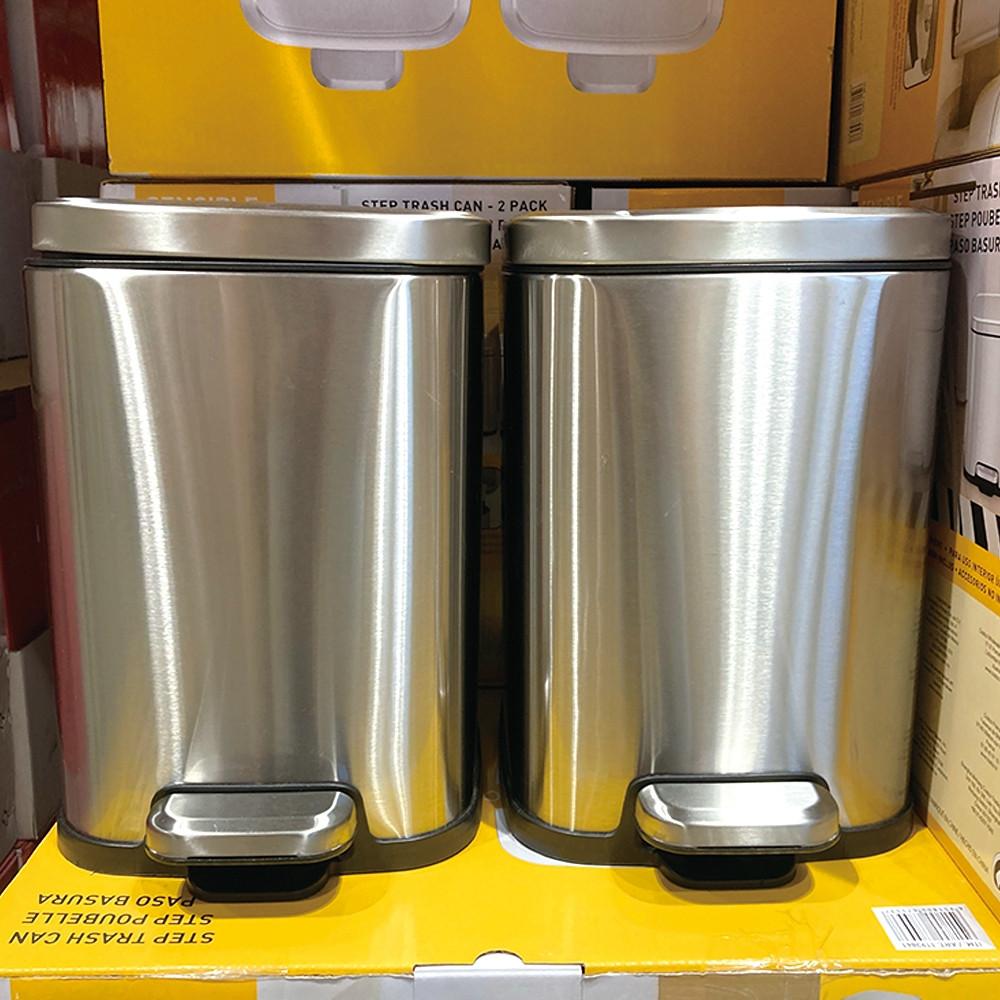 코스트코 페달형 사각 쓰레기통 6L 2개입