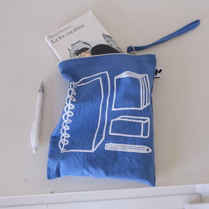 Read Book pouch Blue 북파우치
