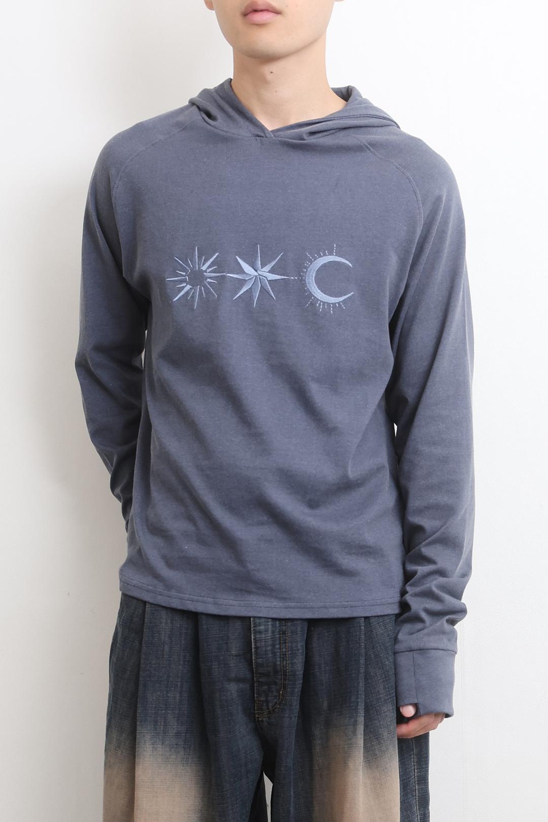 x(Unarchived) Universe Hood Long Sleeve (Pigment Blue)