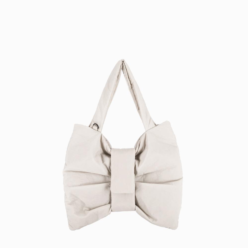 구름 리본백_LightBeige